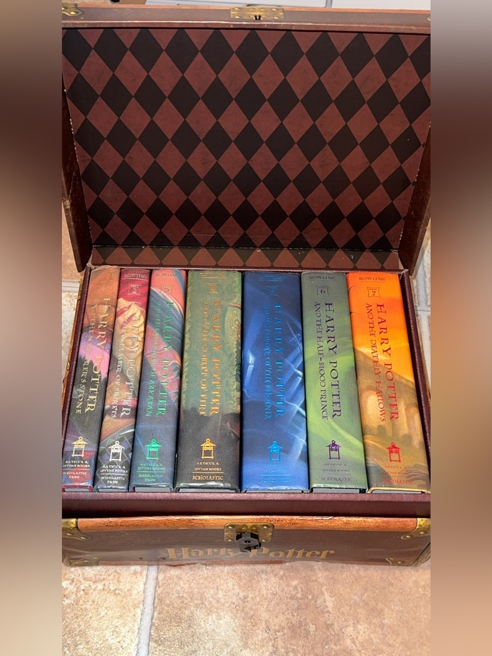 Harry Potter Hardcover Box Books
Set 1-7 Trunk Chest Limited
Edition Collectible - Picture 2 of 16